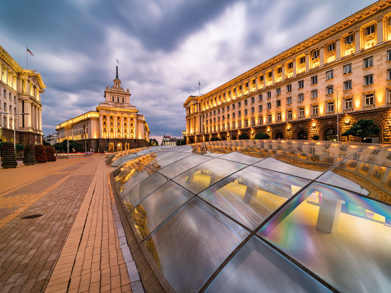 The city of Sofia, Bulgaria