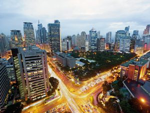 Downtown Metro Manila, Makati City, Philippines