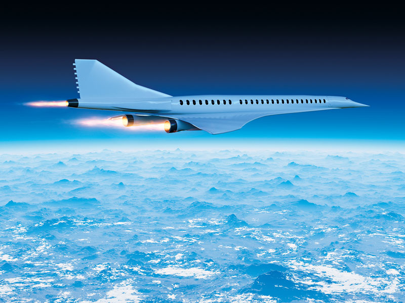 New supersonic airliner could halve New York to London travel times